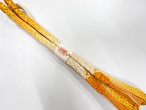 未使用品　正絹　手組帯締め